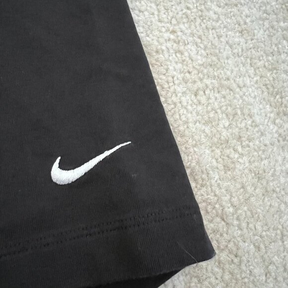 Nike Leg-A-See Black Cotton Biker Shorts M - Picture 3 of 8
